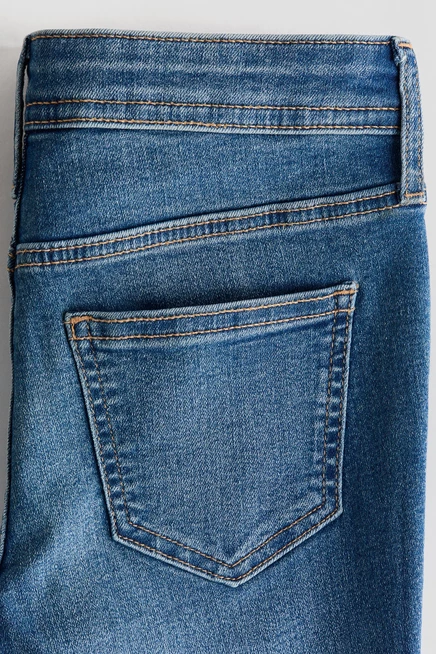Подростковые джинсы H&M, 2 пары, клеш, черные/синие
