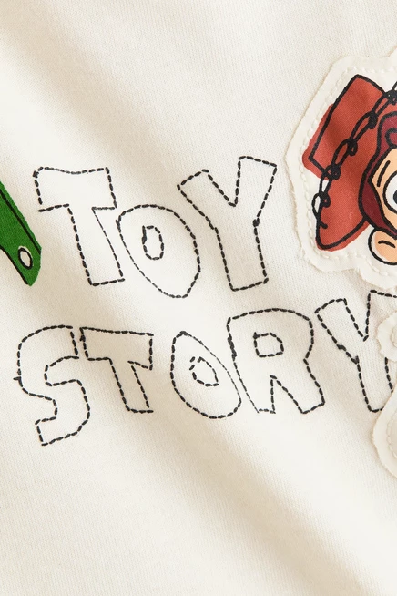 Oversized Printed T-Shirt cream/toy story