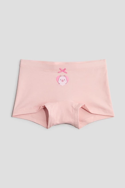Детские боксеры H&M, 5 шт., розовые с капибарой
