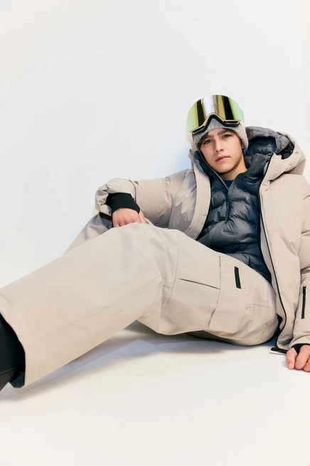 Штаны горнолыжные для мальчиков H&M StormMove, бежевые