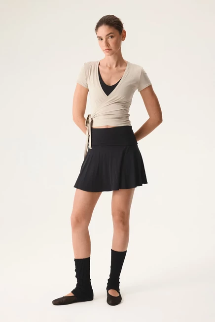 Tennis Circle Skirt black