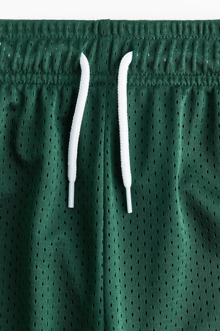 Детские баскетбольные шорты H&M DryMove, зелёные