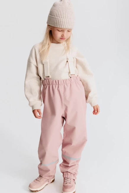 Waterproof Room-to-Grow Shell Pants light pink