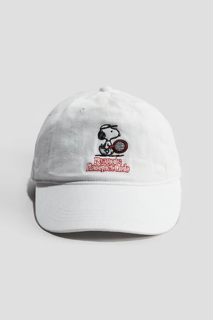 Детская бейсболка H&M Snoopy, белая