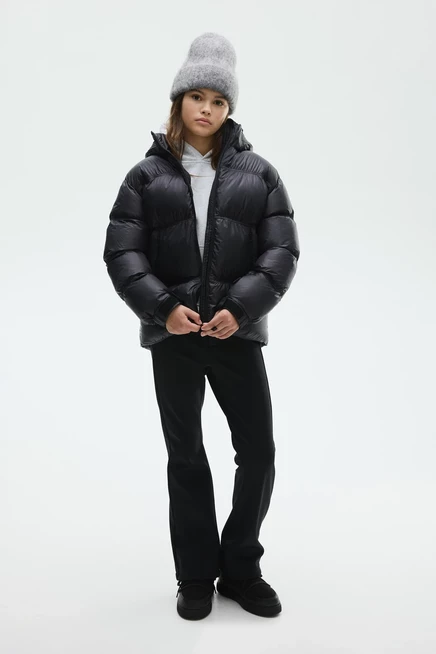 Детская куртка-пуховик H&M ThermoMove, чёрная