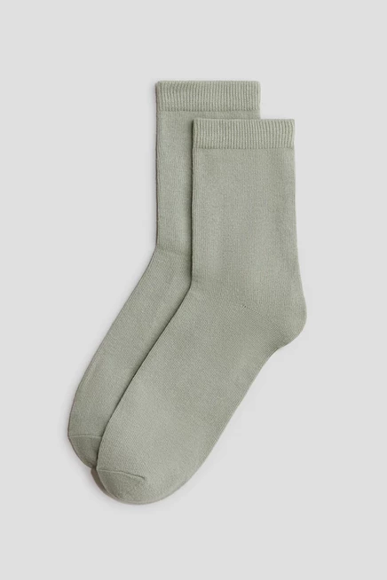10-Pack Socks khaki green/blue