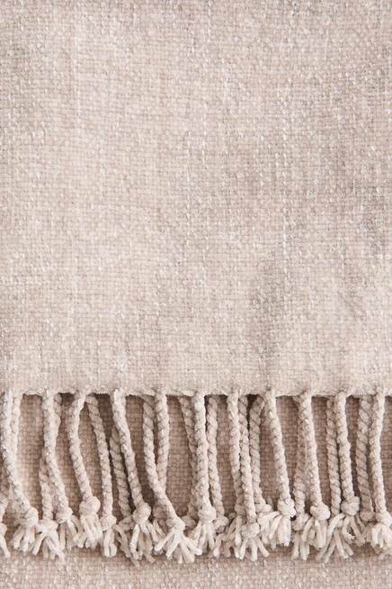 Chenille Throw taupe