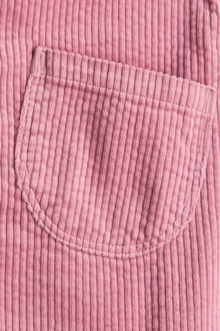 Corduroy Jumper Dress pink