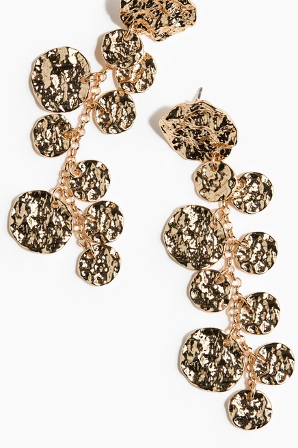 Длинные серьги H&M-подвески, золотистые