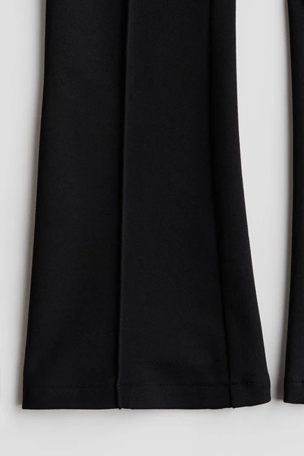 Детские леггинсы H&M Ponte расклешенные, черные