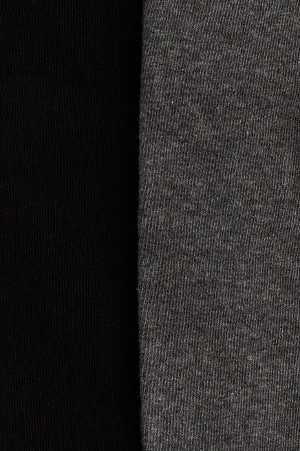 Детские колготки H&M 3 шт., тонкие, черный/серый меланж