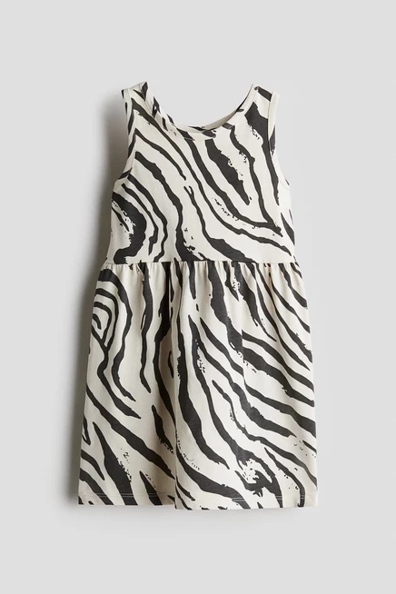 white/zebra print