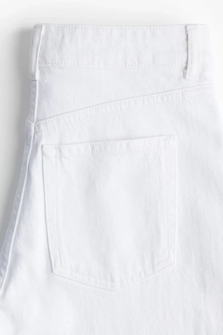 Женские джинсы H&M Harper с высокой талией, белые