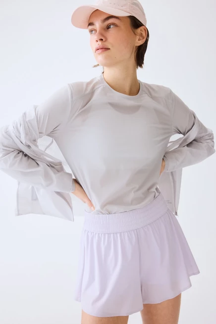Женские спортивные шорты H&M, сиреневые