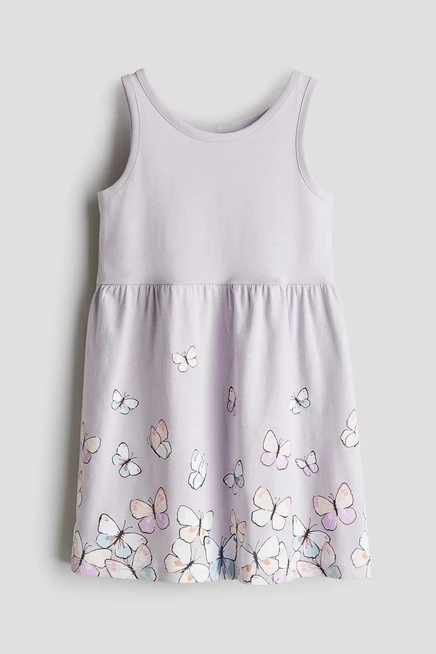 light purple/butterflies