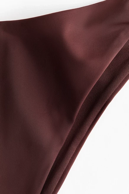 Женские плавки-бразилиана H&M, темно-коричневые