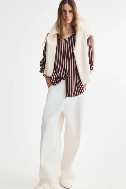 burgundy/striped