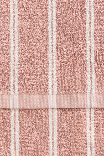 Striped Bath Towel dusty pink/striped