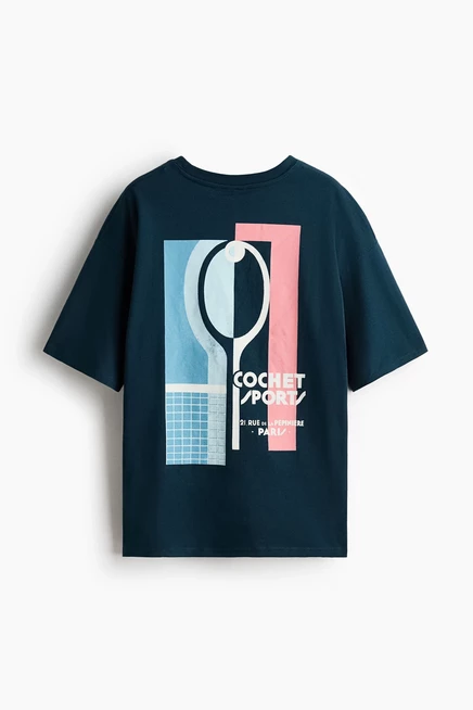 Женская футболка H&M The Pierce Archive, бирюзовая