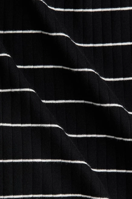 Женские пижамные брюки H&M MAMA, черные в полоску