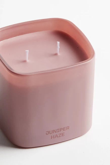 Ароматическая свеча H&M большая в стекле, juniper haze