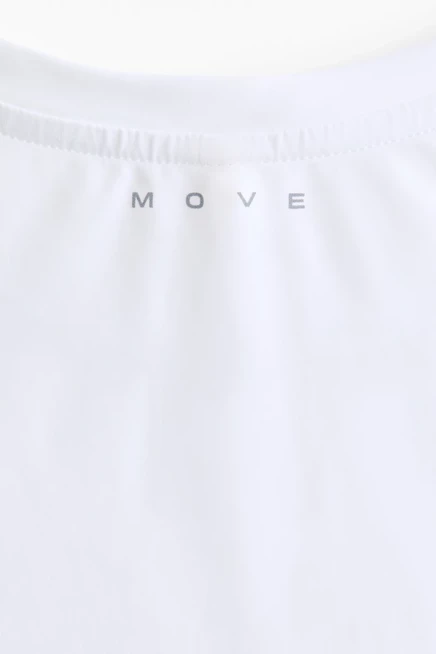 Женская футболка для бега H&M DryMove, белая