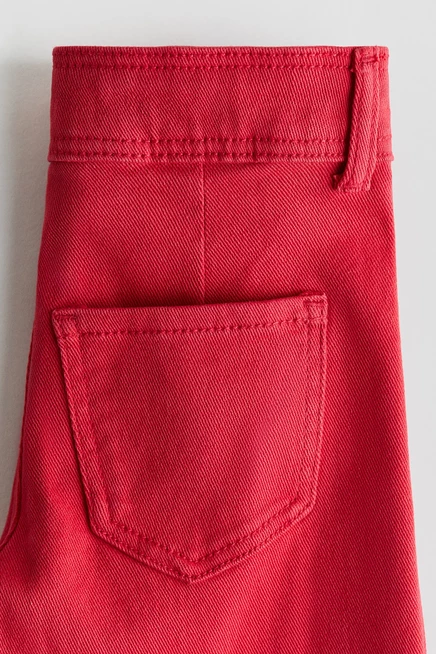 Детские брюки клеш H&M, красные