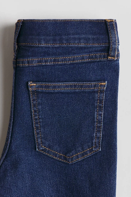 Детские джинсы H&M Superstretch зауженные, темно-синие
