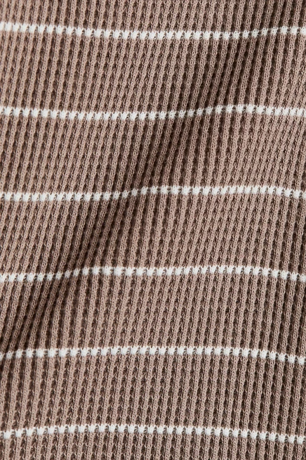Детский комплект H&M из хлопка, бежевый в полоску