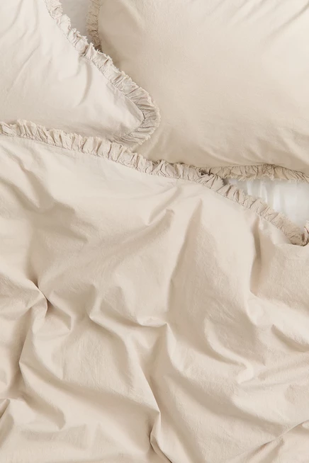 Комплект пододеяльника H&M King/Queen, бежевый