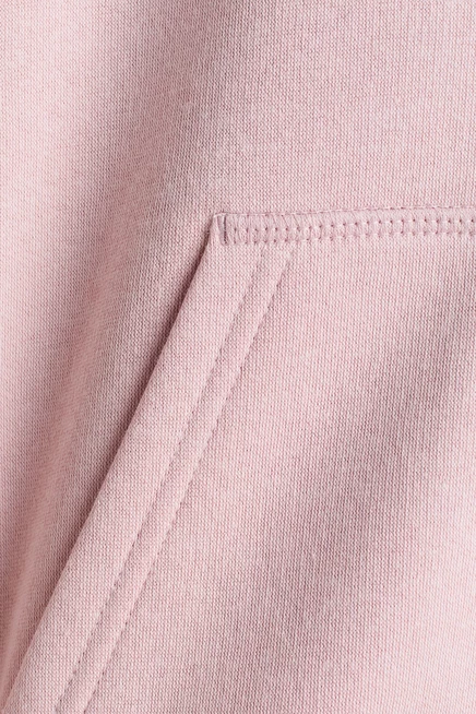 Детская толстовка на молнии H&M с начесом, нежно-розовая