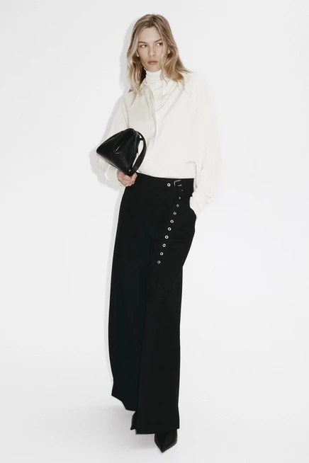 Женская рубашка H&M, белая