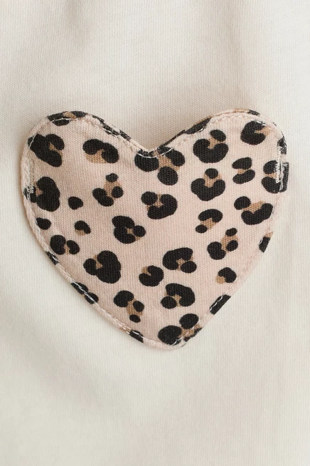 Embellished T-Shirt light beige/heart