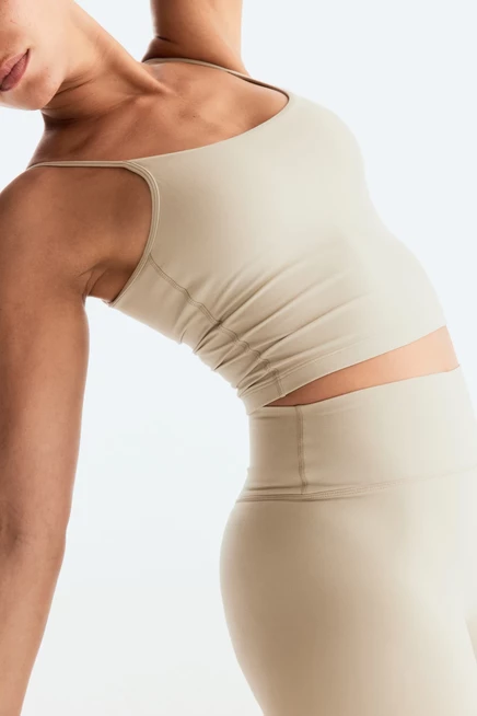 Shelf-Bra Sports Tank Top with SoftMove™ sage green