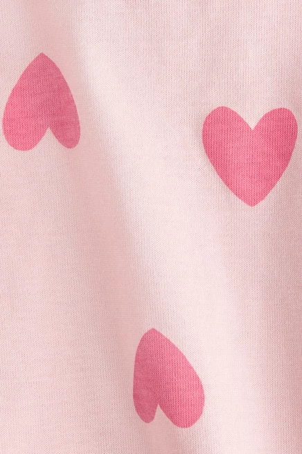 light pink/hearts