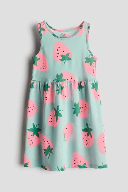 turquoise/strawberries