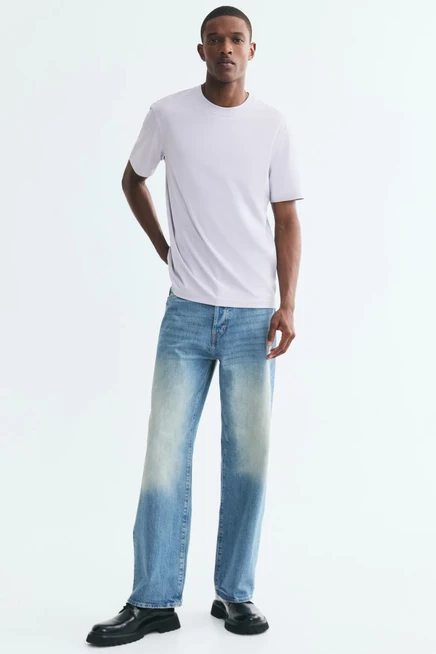 Мужская футболка H&M COOLMAX®, светло-фиолетовая