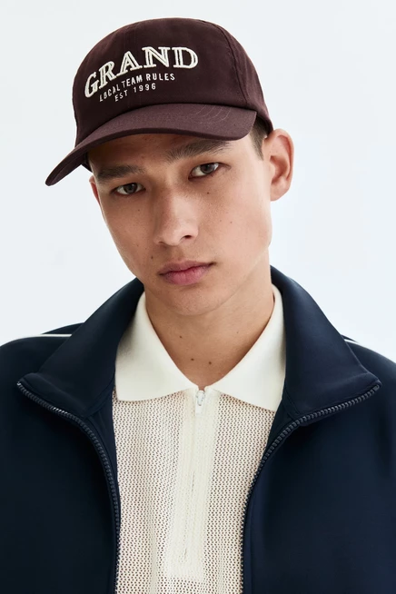 Мужская спортивная куртка H&M из скубы, темно-синяя
