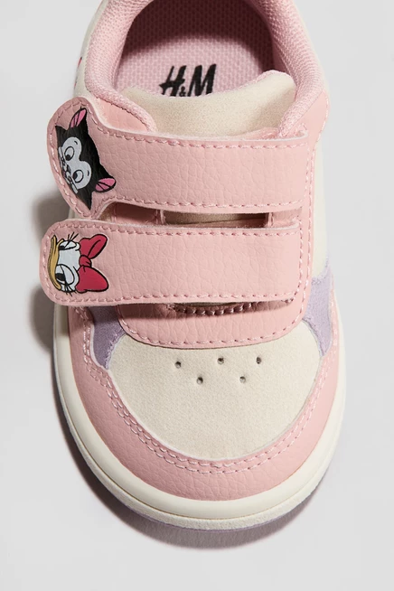 Детские кроссовки H&M с принтом Minnie, розовые