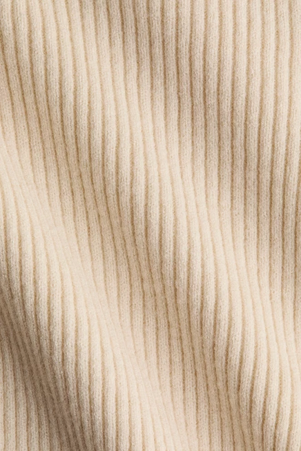 Женский топ H&M в рубчик, светло-бежевый