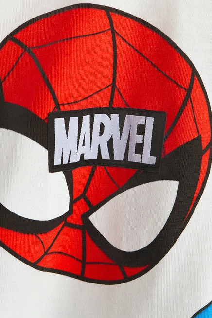 Loose-Fit Printed T-Shirt ivory/marvel comics