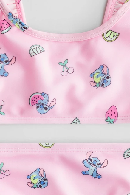 Детский купальник H&M Lilo & Stitch, розовый