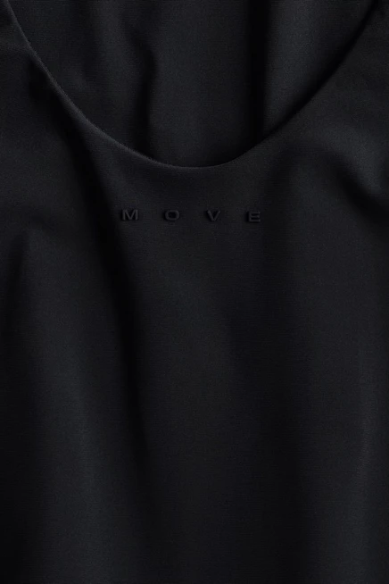 Женский спортивный купальник H&M с Lycra Xtra Life™, черный