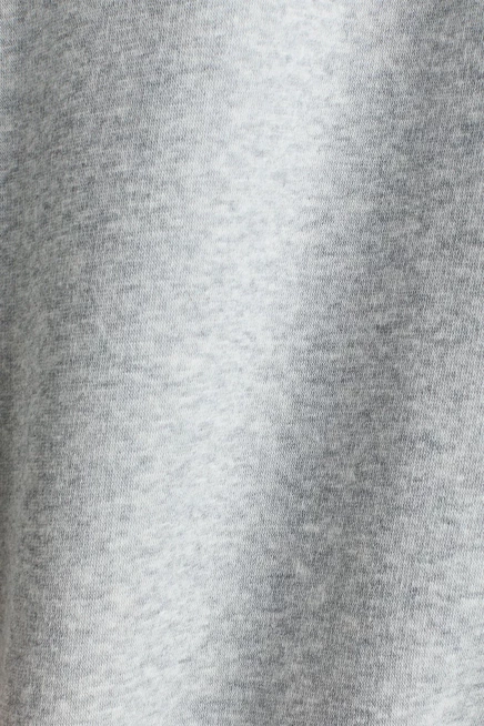 Brushed-Inside Sweatshirt light gray melange