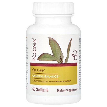 Kolorex, Advanced Candida Care, 60 мягких желатиновых капсул