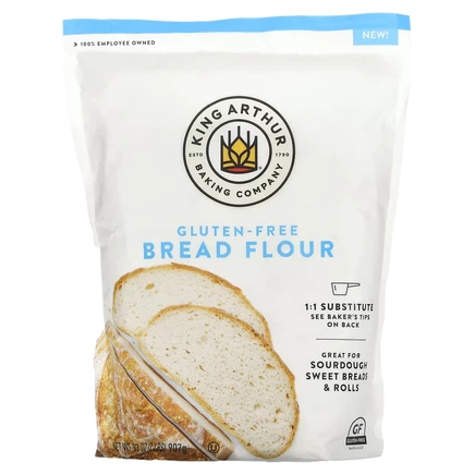 King Arthur Baking Company, Хлебная мука без глютена, 907 г (2 фунта)