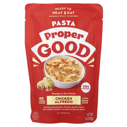 Proper Good, Inc, паста «Альфредо», курица, 283 г (10 унций)