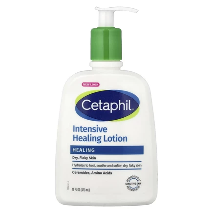 Cetaphil, Интенсивный лечебный лосьон с керамидами, средний, без отдушек, 473 мл (16 жидк. Унций)