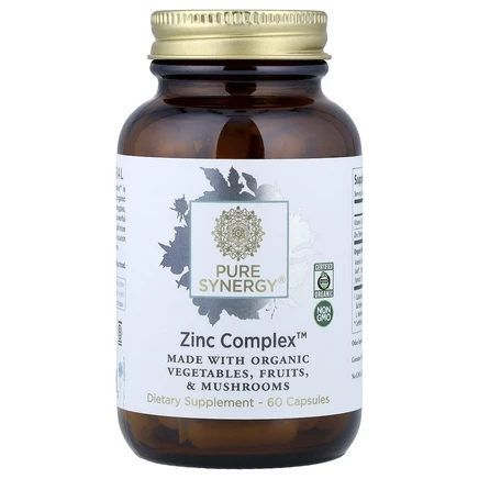Pure Synergy, Zinc Complex, 60 капсул