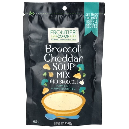 Frontier Co-op, смесь для супа с брокколи и чеддером, 130 г (4,59 унции)